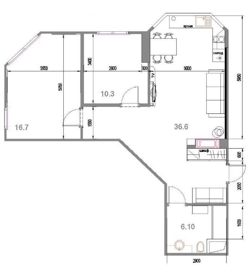 Продаж 2-кімнатної квартири 72 м²