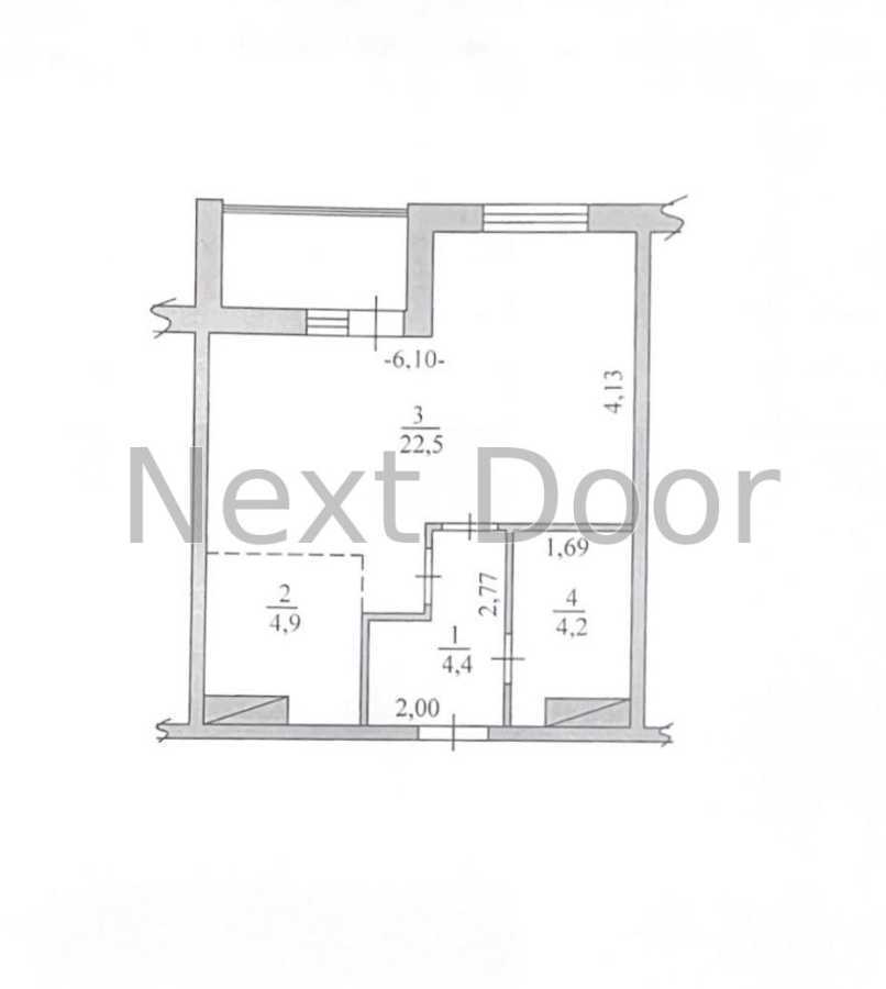 Продажа 1-комнатной квартиры 39.5 м², Пригородная ул., 26А