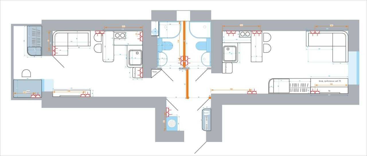 Продажа 1-комнатной квартиры 45 м²