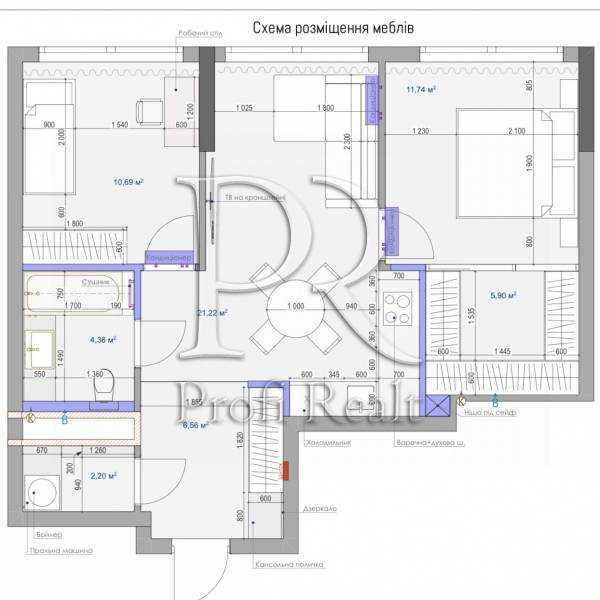 Продаж 2-кімнатної квартири 64 м², Віктора Забіли вул., Некрасова вулиця, 8