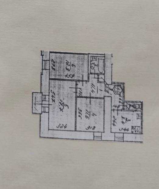 Продаж 3-кімнатної квартири 68 м², Михайлівський пров., 9