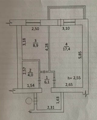 Продажа 1-комнатной квартиры 39.4 м², Римского-Корсакова ул.