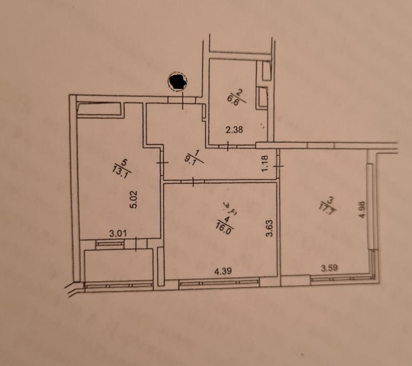 Продаж 2-кімнатної квартири 66 м²