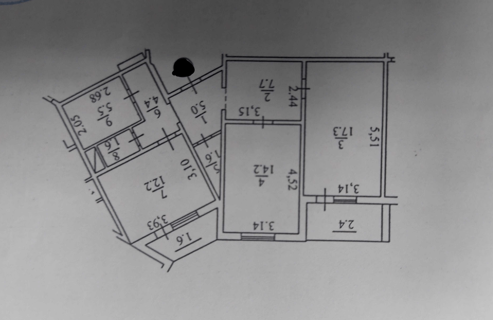 Продаж 2-кімнатної квартири 73 м²