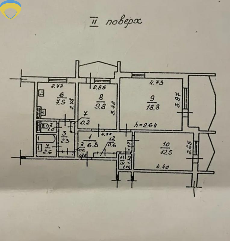 Продаж 3-кімнатної квартири 71 м², Академіка Корольова вул.