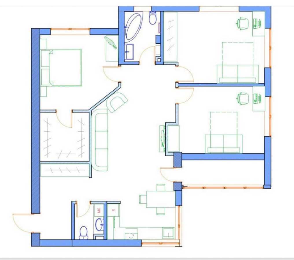 Аренда 4-комнатной квартиры 100 м², Мельникова, 51Б