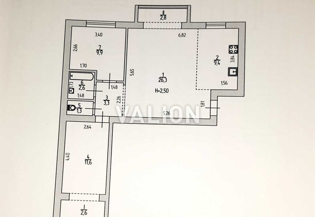 Продаж 3-кімнатної квартири 69 м², Новопирогівська вул.