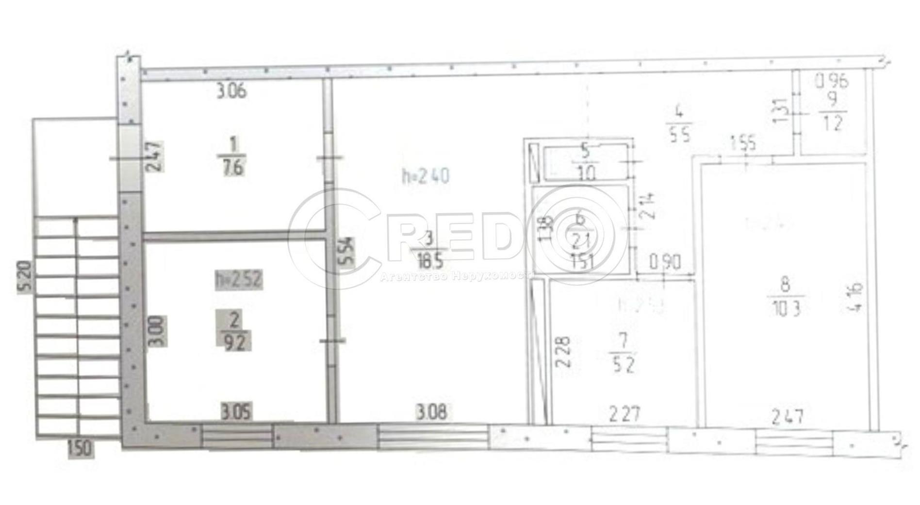 Аренда офиса 60.6 м², Мира просп.