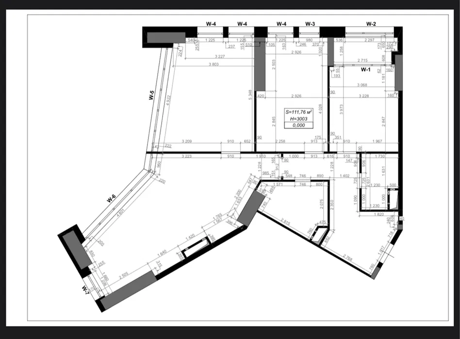 Продаж 3-кімнатної квартири 111 м²