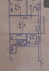 Продаж 3-кімнатної квартири 52 м²