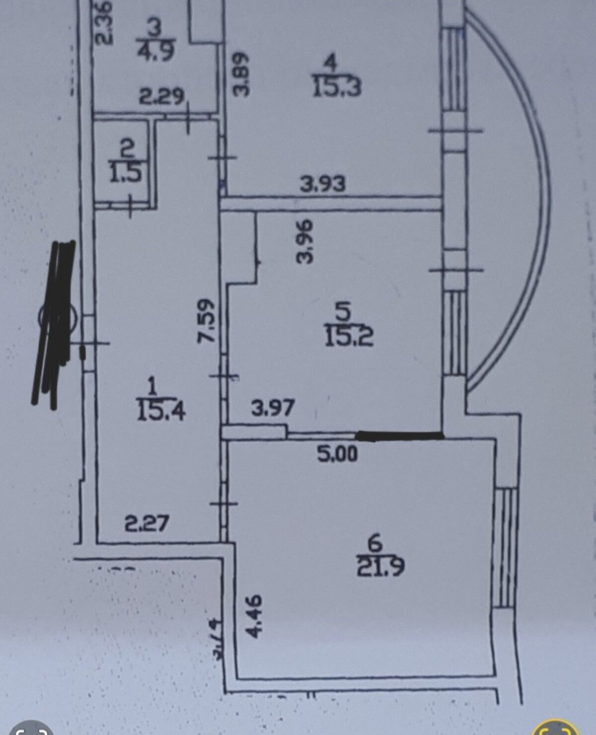 Продаж 2-кімнатної квартири 77 м²