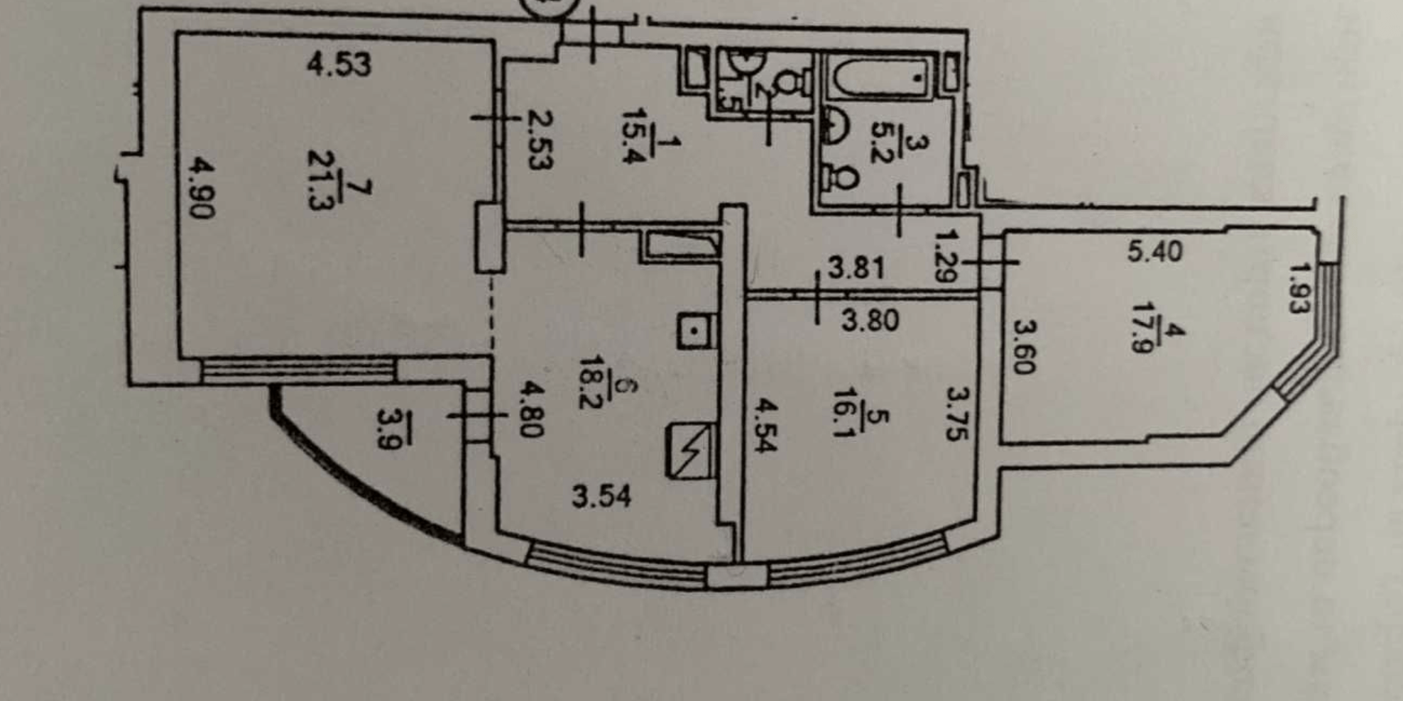 Продажа 3-комнатной квартиры 99 м²