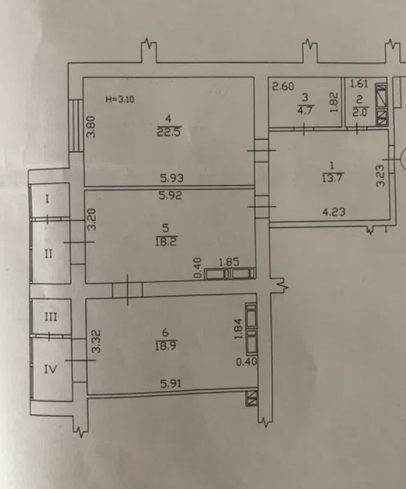 Продажа 2-комнатной квартиры 88 м²