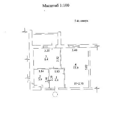 Продаж 1-кімнатної квартири 35 м², Барабашова вул., 14б