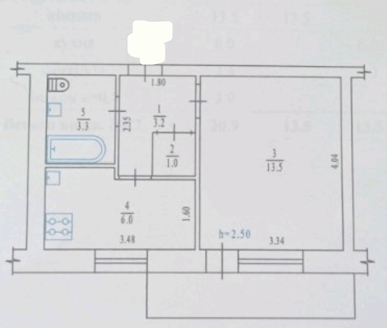 Продажа 1-комнатной квартиры 31 м², Маршала Бирюзова ул.