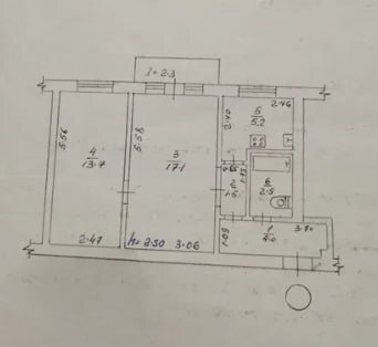 Продажа 2-комнатной квартиры 46.3 м², Августовская ул.