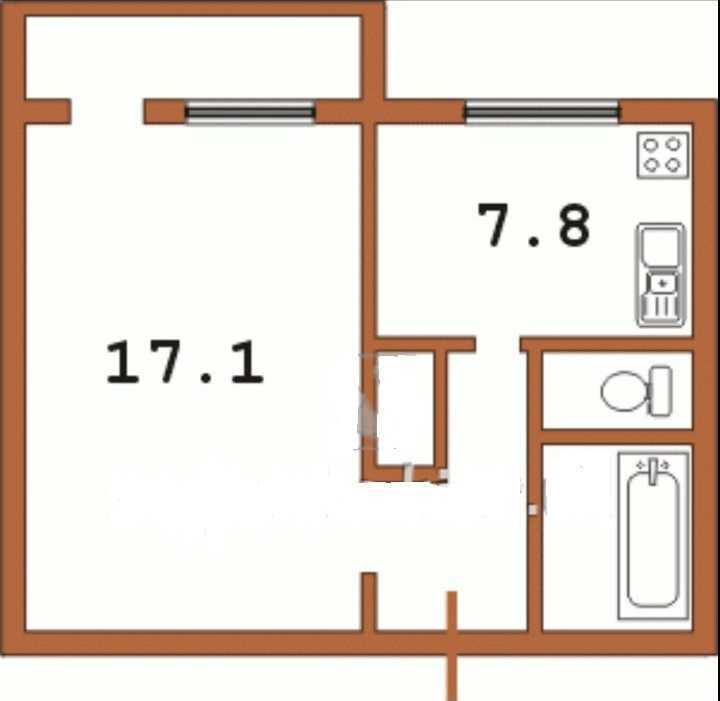 Продаж 1-кімнатної квартири 31 м², Юрія Клена вул., Смолича, 6в