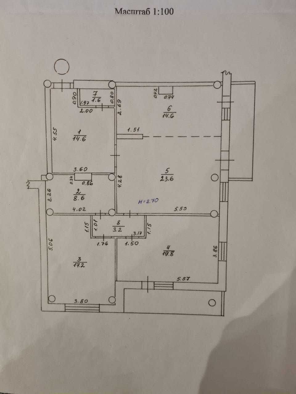 Продаж 3-кімнатної квартири 107 м²