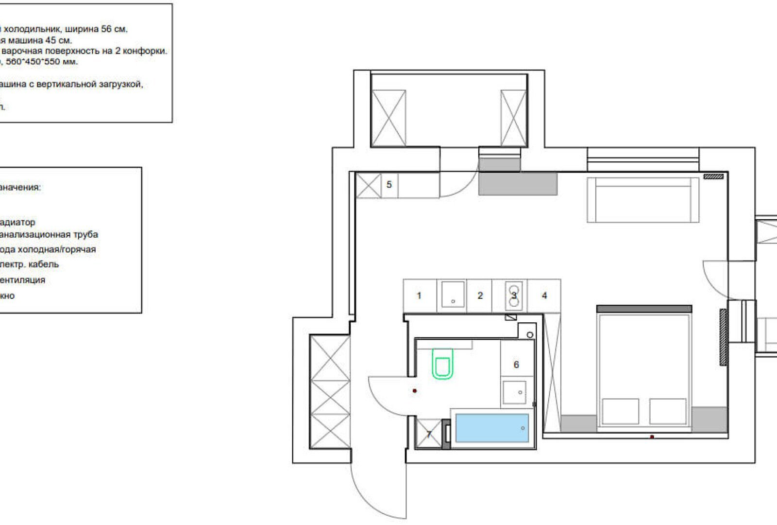 Продаж 1-кімнатної квартири 40 м²