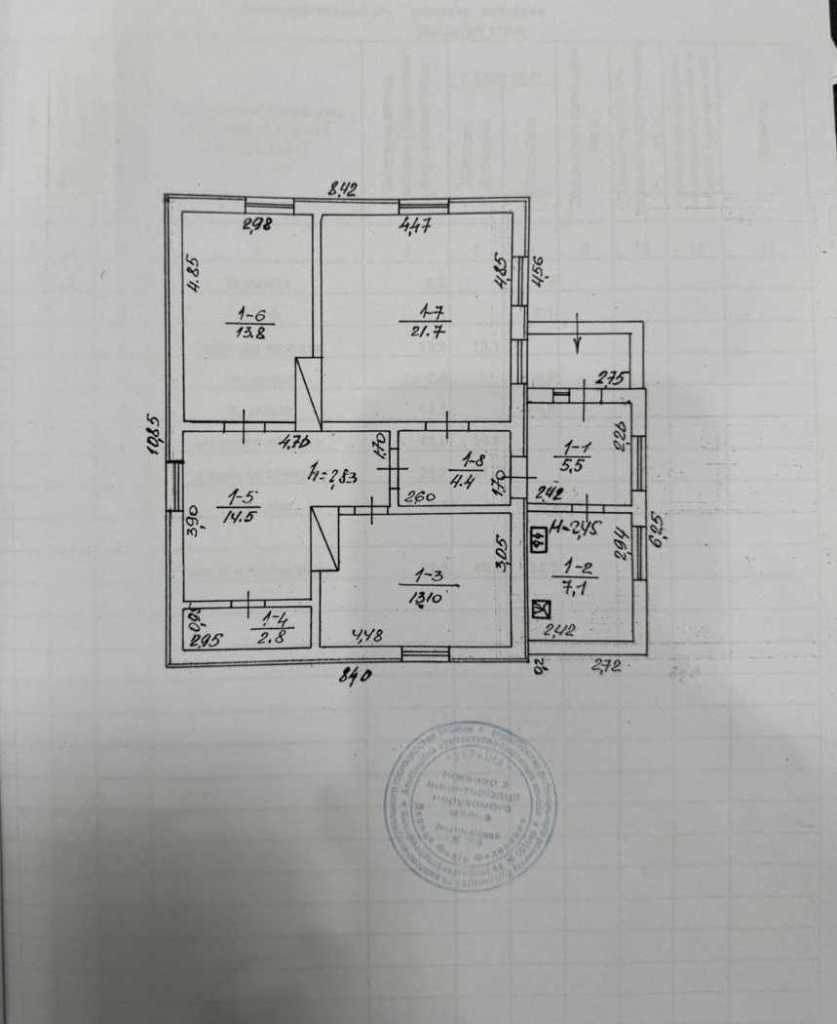 Продаж будинку 83 м², Франка вул., Центральна