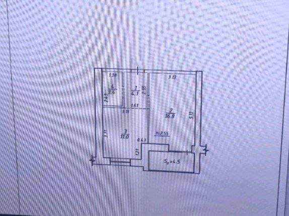 Продажа 1-комнатной квартиры 39.8 м², Киевская ул.