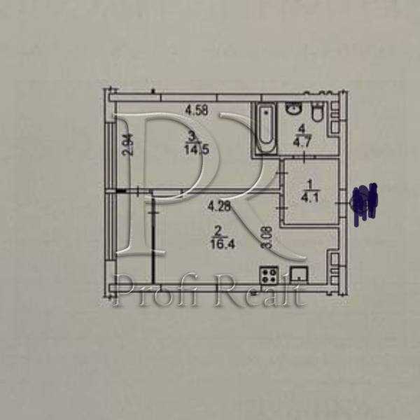 Продаж 1-кімнатної квартири 43 м², Олександра Олеся вул., 5А