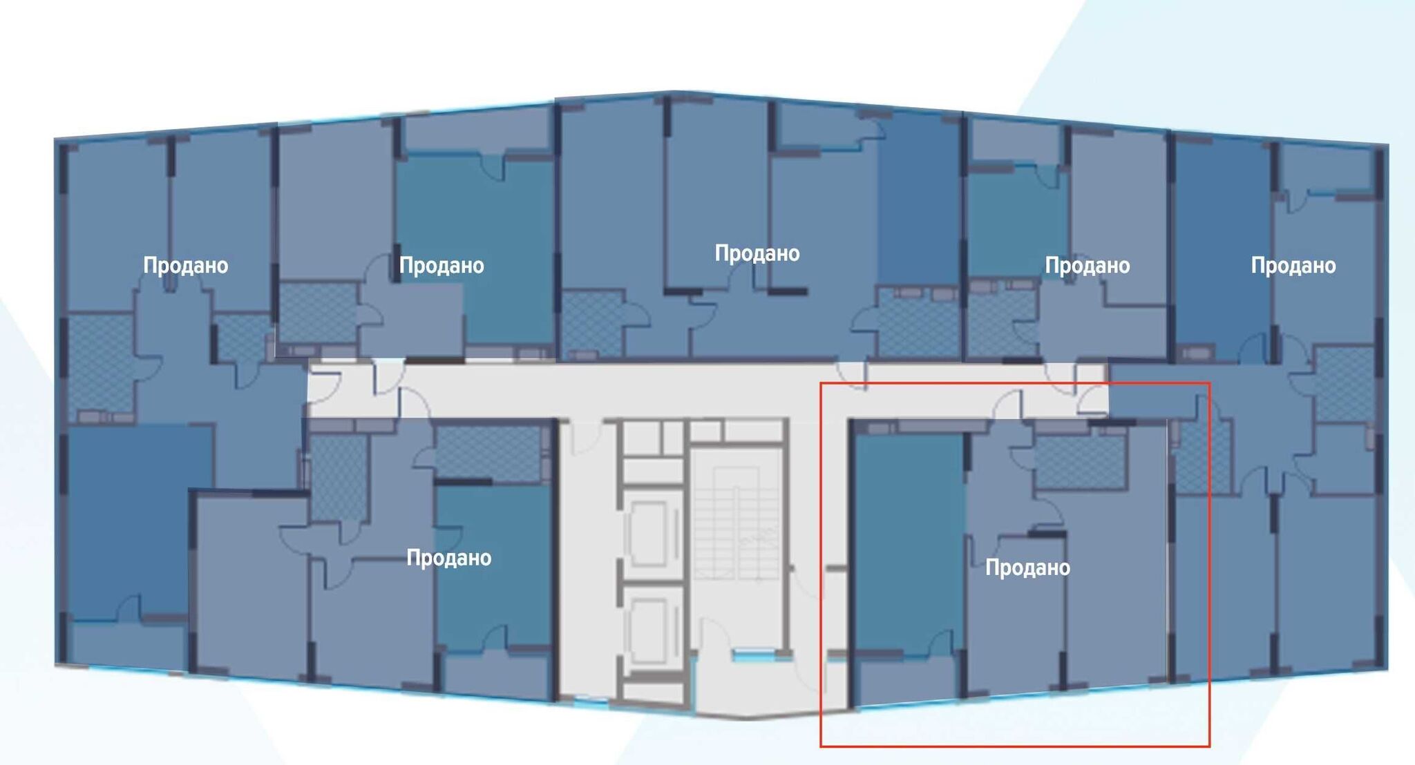 Продаж 2-кімнатної квартири 67 м²