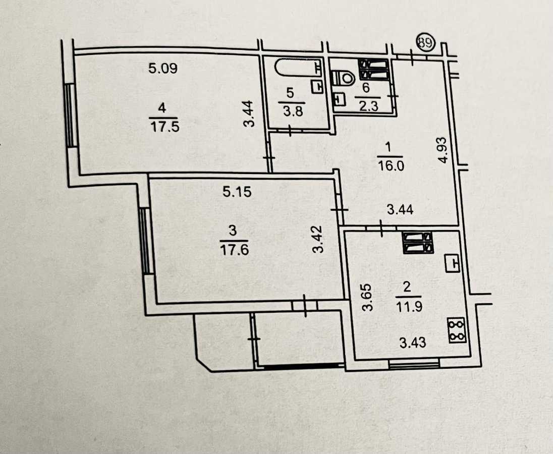 Продажа 2-комнатной квартиры 73 м², Урловская ул., 24