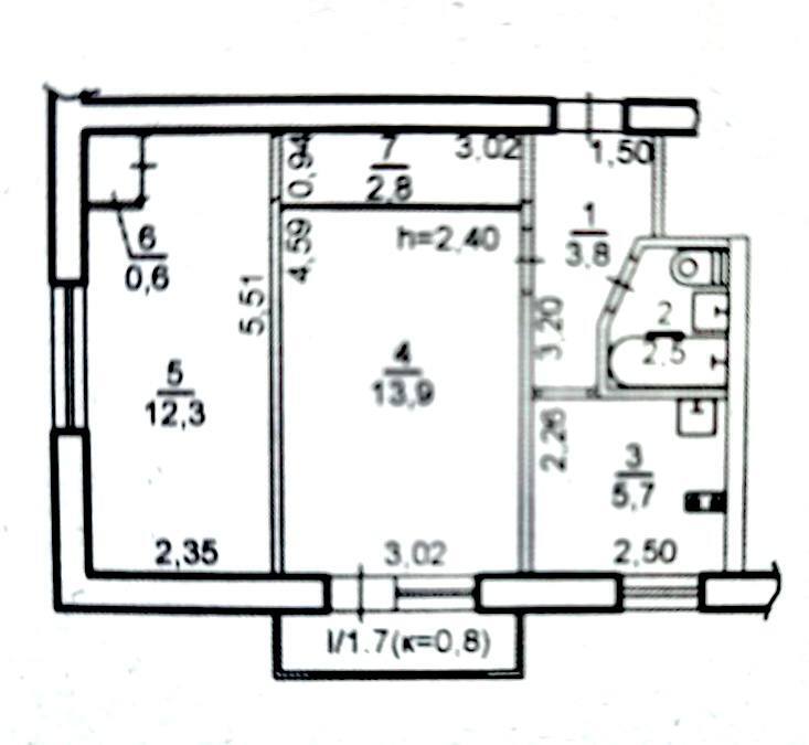 Продаж 2-кімнатної квартири 44 м², Гагаріна просп.