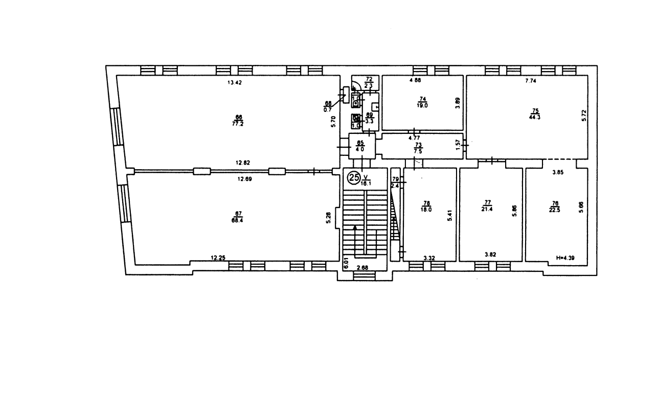 Продажа офиса 1481.4 м², Михайловская ул., 12Б