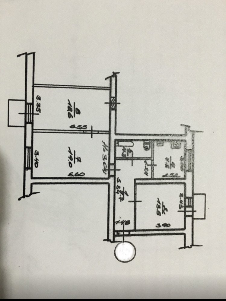 Продаж 3-кімнатної квартири 74 м²