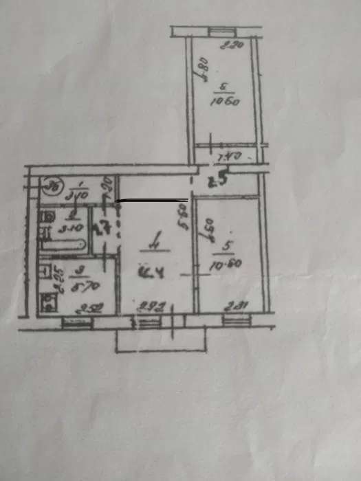 Продаж 3-кімнатної квартири 59 м², Дружби Народів бул., 17А