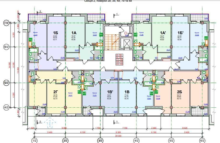 Продажа 1-комнатной квартиры 40 м²