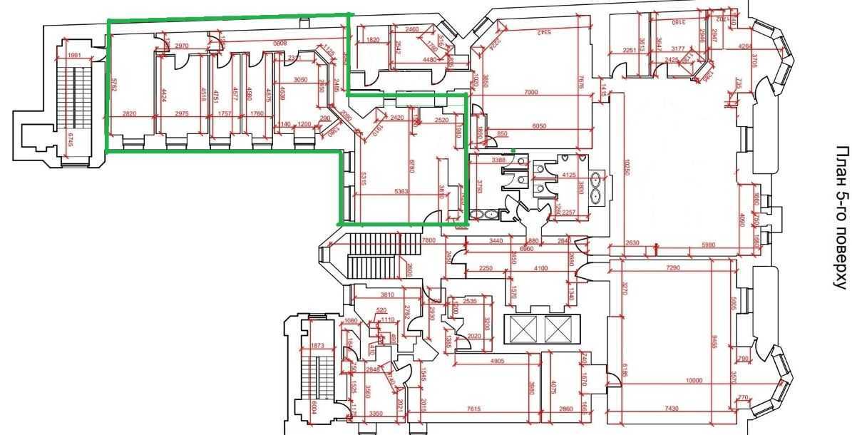 Аренда офиса 164 м², Музейный пер.