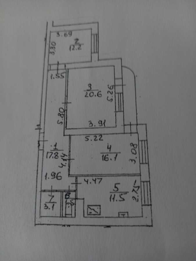 Оренда 3-кімнатної квартири 84 м², Татарська вул., 7