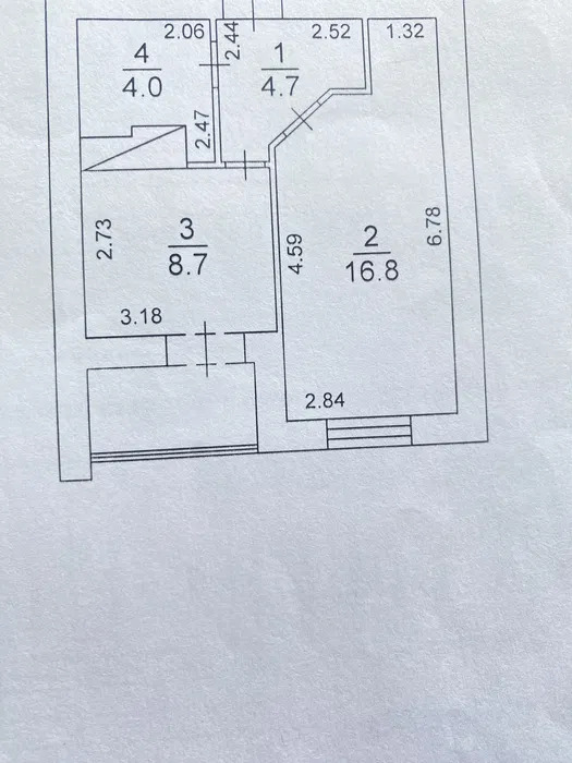 Продажа 1-комнатной квартиры 38 м², Школьная ул., 4