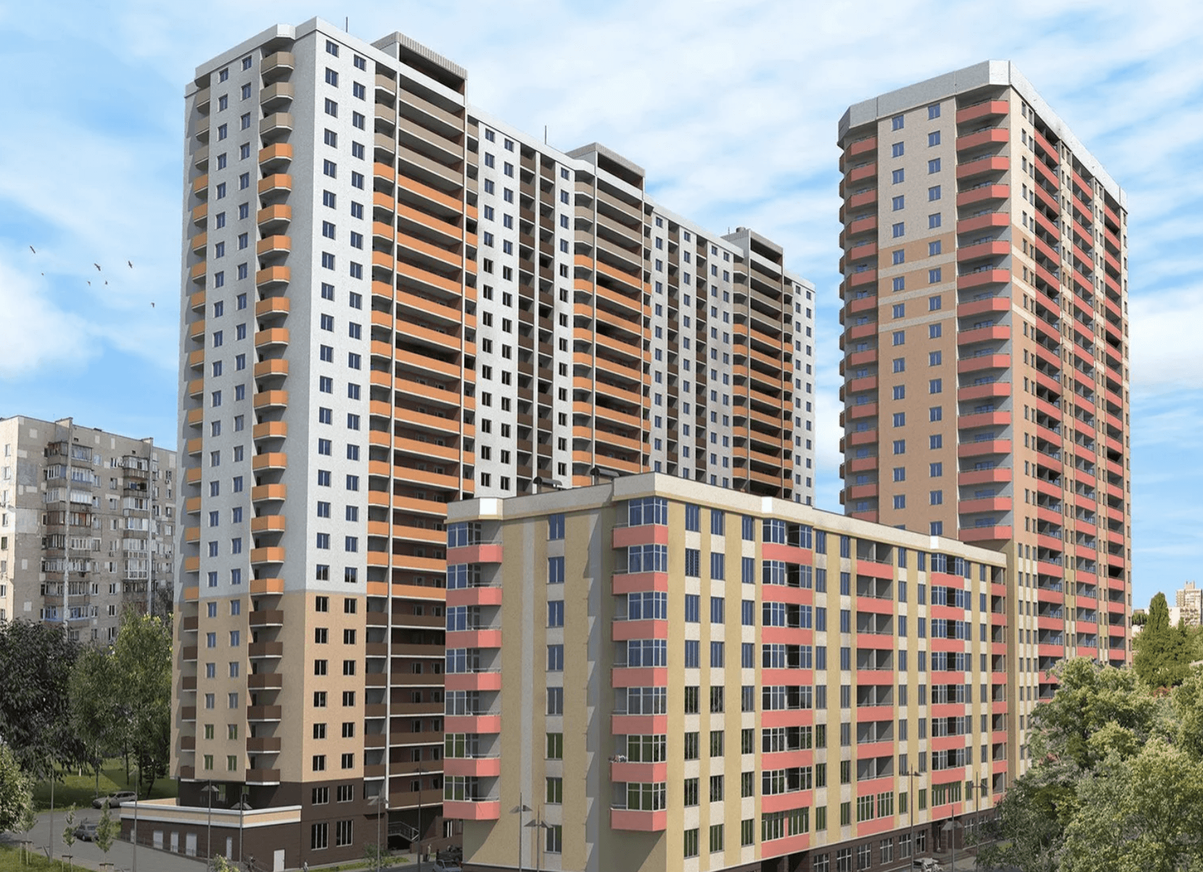 Продаж 1-кімнатної квартири 41 м²