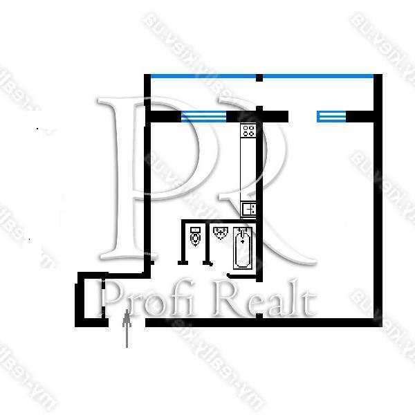 Продаж 1-кімнатної квартири 37 м², Оболонський просп., 10Б