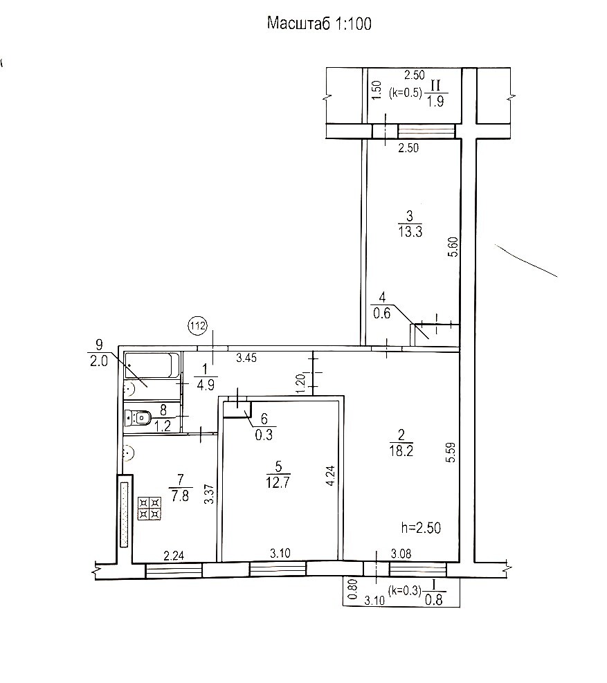 Продаж 3-кімнатної квартири 64 м², Донецьке шосе, 131