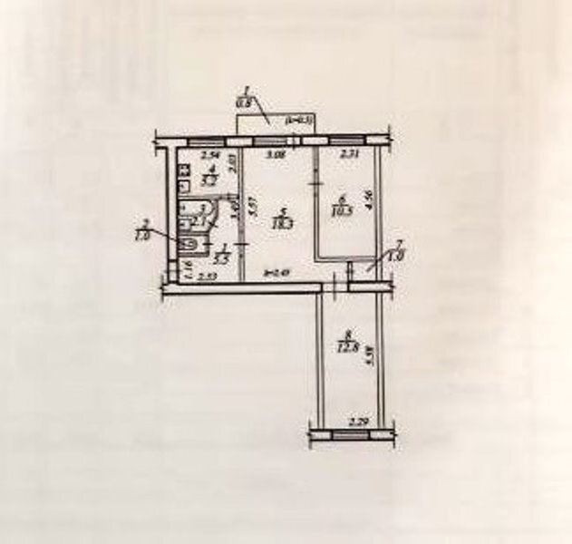 Продаж 3-кімнатної квартири 57.2 м², Слобожанський просп., 12