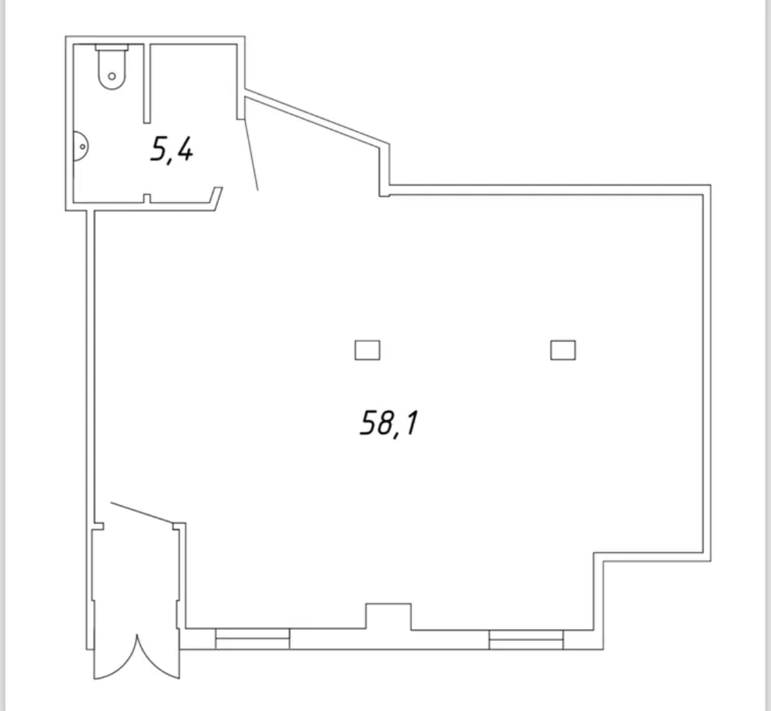 Аренда офиса 64 м², Межигорская ул., 87