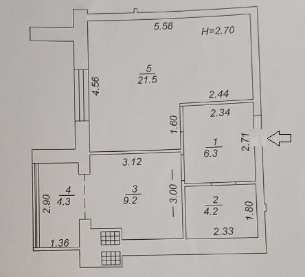 Продажа 1-комнатной квартиры 46 м², Академика Шалимова ул., 65А