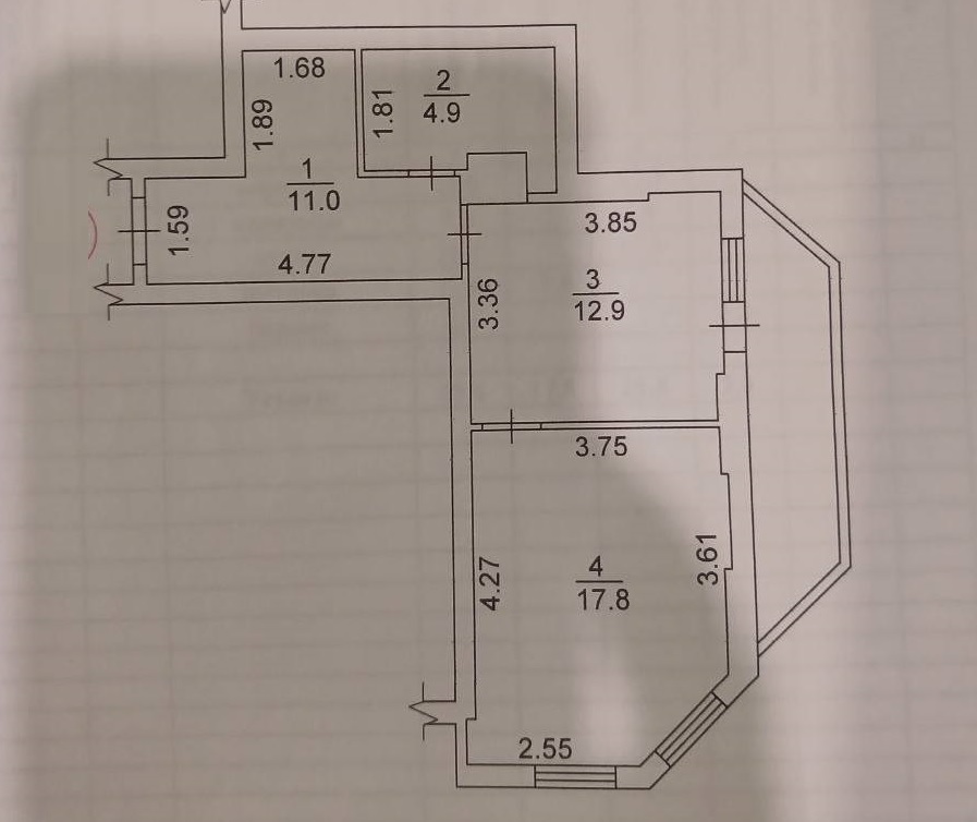 Продаж 1-кімнатної квартири 49 м², Ярослава Гашека бул., бул.22