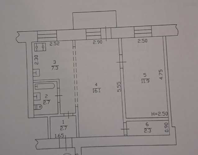 Продажа 2-комнатной квартиры 44 м², Полтавский Шлях ул., 121