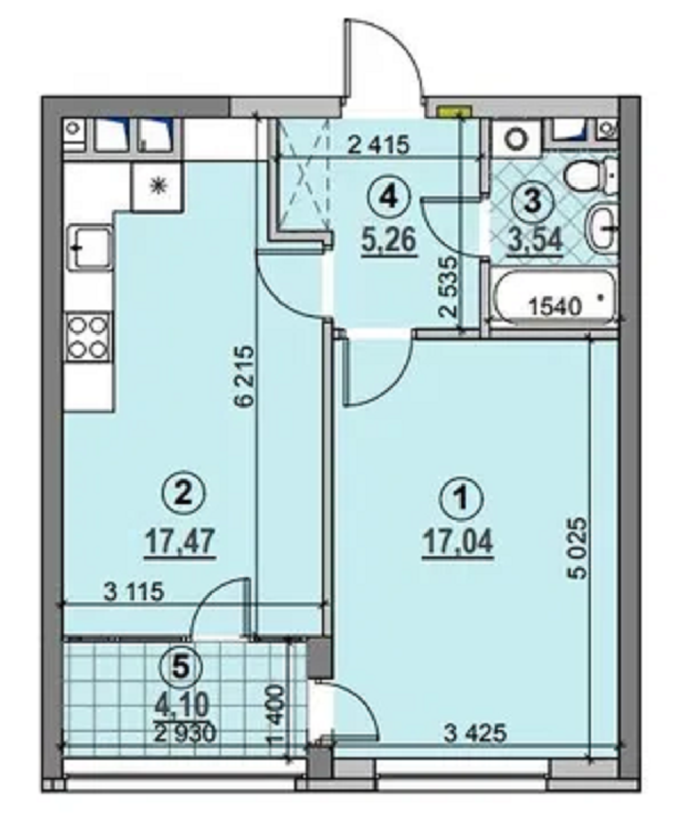 Аренда офиса 47 м², Евгения Сверстюка ул., 6