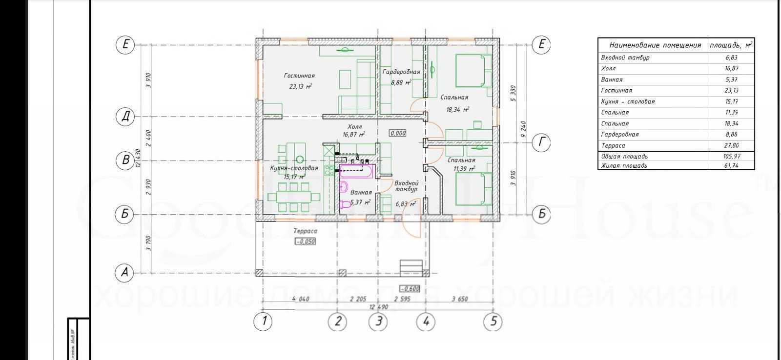 Продажа дома 106 м², Стогния, 1