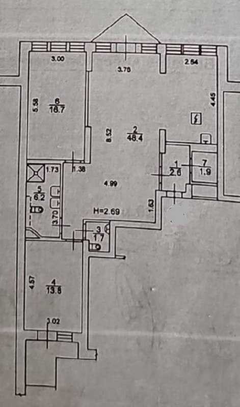 Продаж 3-кімнатної квартири 95 м², Паньківська, 27/78