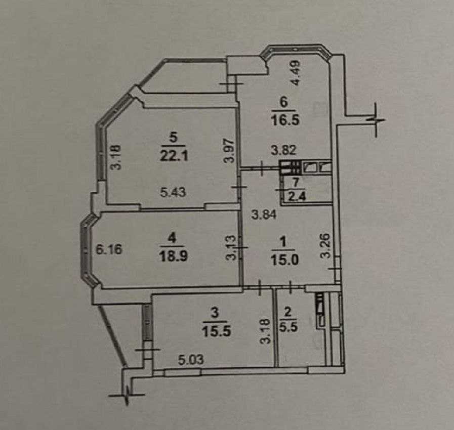 Продаж 3-кімнатної квартири 103 м², Анни Ахматової вул., 34