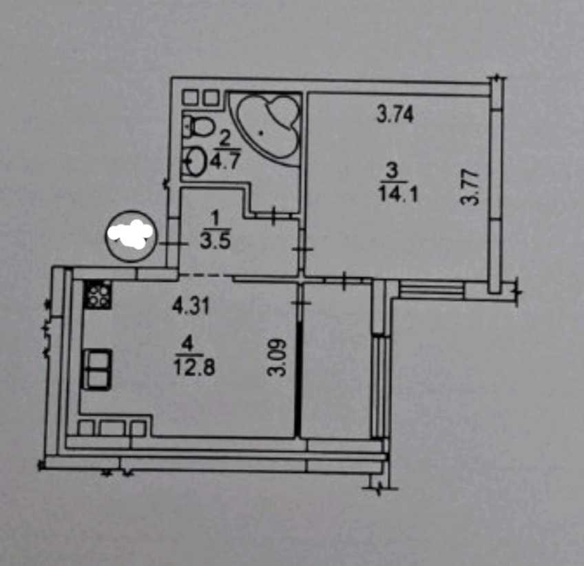 Оренда 1-кімнатної квартири 40 м², Олександра Олеся вул., 8/17