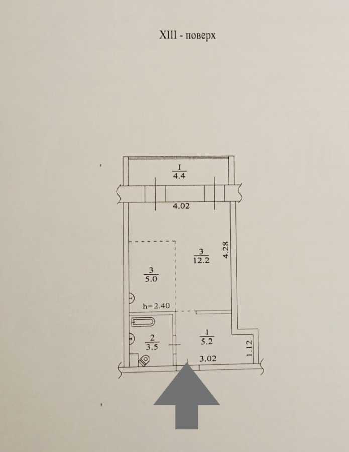 Продаж 1-кімнатної квартири 31 м², Ломоносова вул., 60А